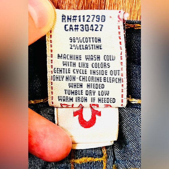 TRUE RELIGION👖⚜️ Women’s Billy Seat Jegging Jeans (Size 25) Flap Buckle Pockets - Picture 9 of 10